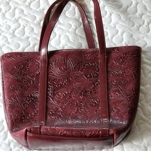 Faux leather purse
